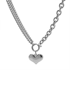 Women's Minimalist Style Titanium Steel Hardware Chain