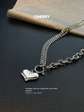 Women's Minimalist Style Titanium Steel Hardware Chain